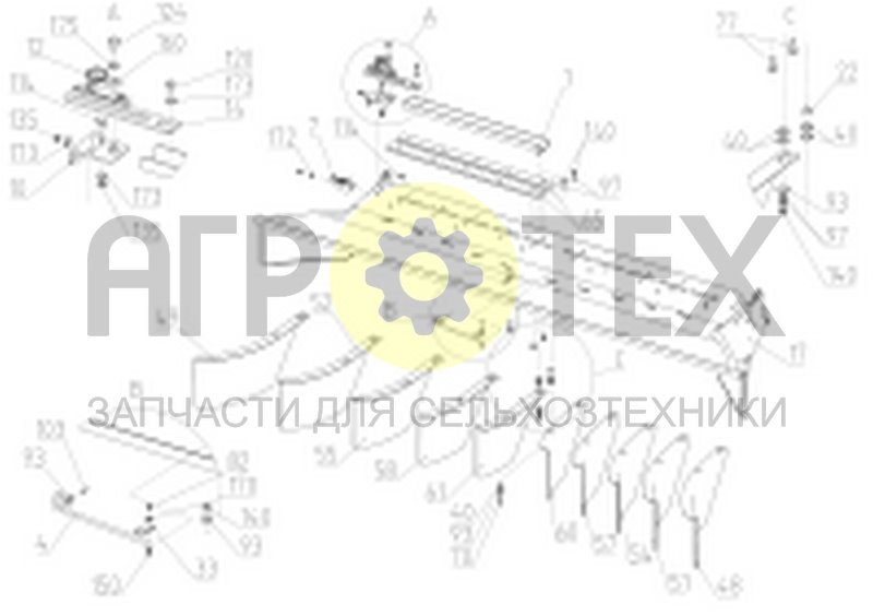 Чертеж Разбрасыватель (161.14.03.200)